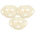 thumbnail image 3 of Masque Facial en Silicone Réutilisable Doré pour Soins de la Peau Accessoires de Beauté Design Pliable 3 Pcs, 3 of 8
