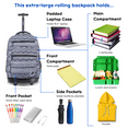 thumbnail image 3 of Mochila enrollable J World Sundance 20 con funda para portátil de 15,6 pulgadas, 3 of 8