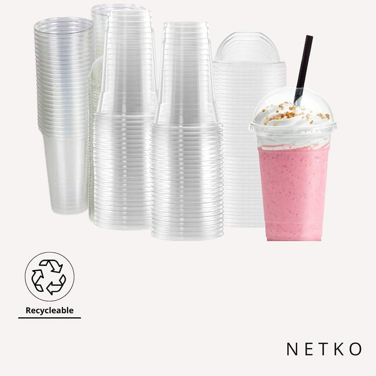 Milkshake cups with dome lids 20 oz