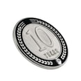 thumbnail image 2 of PinMart's 10 Years of Service Award Employee Recognition Gift Lapel Pin - Black, 2 of 2