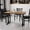 Walnut, variant on BizChair 30'' x 48'' Rectangular Natural Laminate Table Top with 5'' x 22'' Table Height Bases