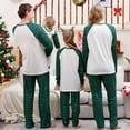 thumbnail image 5 of Anbech Christmas Family Pajamas Matching Nightgowns Graphic Long Sleeve Sleepwear Pjs Set, 2-Piece, Unisex, 5 of 7
