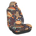 thumbnail image 1 of Wukai Turtles and Sea Plants Full Set Car Seat Covers with Soft Padding Universal Auto Front Seats Protector and Cushion Mat, 1 of 5