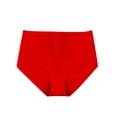 thumbnail image 4 of Ropa interior Minnieouse 4PCS Cintura alta Algodón Embarazada Rojo 4XL, 4 of 6