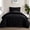 Black&White, variant on Aisbo Reversible Comforter Set Twin - Fluffy 2-Pieces Comforter Set Soft and Lightweight, Black and White All Season Down Alternative Comforter for Twin Size Bed with 1 Reversible Pillow Shams