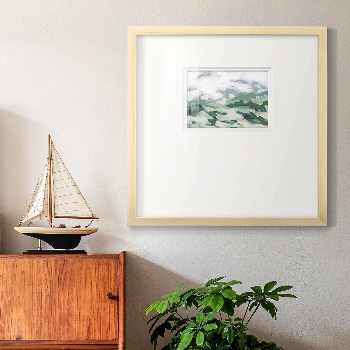 Verdant Hillside IPremium Framed Print
