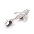 thumbnail image 3 of Tibetan Style 304 Stainless Steel Pendants Whale Silver 56.5x29.5x9mm Hole: 10mm, 3 of 3