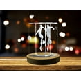 thumbnail image 2 of Soccer Player 3D Engraved Crystal 3D Engraved Crystal Keepsake/Gift/Decor/Collectible/Souvenir, 2 of 6