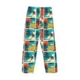 thumbnail image 5 of Goofa Colorful Hawaii Palms Printed Soft Pajama Pants for Men, Wide Leg Comfy Casual Lounge Yoga Pants-X-Large, 5 of 9