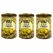 Margaret Holmes Cut Okra (Pack of 3) 14.5 oz Cans