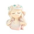 thumbnail image 4 of Fairy Head Plant Bot Girl Planter Decoración de arte creativo de arte multifunción, 4 of 8