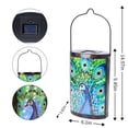 thumbnail image 5 of Outdoor Hanging Solar Lantern,Solar LED Lantern,Outdoor Lamp,Peacock pattern for Outdoor Patio Garden Yard Decoration, 5 of 8