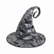 thumbnail image 3 of Sombrero de bruja para disfraces de Halloween, accesorios para fiestas de carnaval y juegos de rol. Plata, 3 of 6
