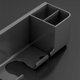 thumbnail image 4 of Estante de baño Injueey multifuncional ABS negro estilo Type3 NO3, 4 of 6