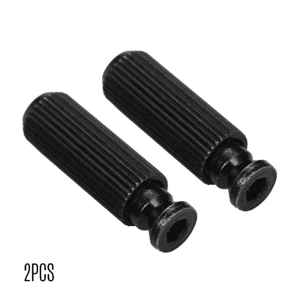 Anclajes de espárragos 2PCS Metal Guitarra eléctrica Tremolo Bridge Studs Anclas Tornillos Diámetro 8MM Accesorios Reemplazos Negro Maboto Anclajes de espárragos