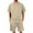 03# Khaki, variant on RPVATI Mens Sets 2 Piece Outfits Casual Waffle Knit Loose Shirt & Shorts Summer Comfy Athletic Jogging Tracksuits Blue L