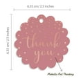 thumbnail image 6 of Inkdotpot Thank You Bridal Shower Bottle Tag Real Rose Gold Foil Favor Hang Tags Pack Of 100, 6 of 7