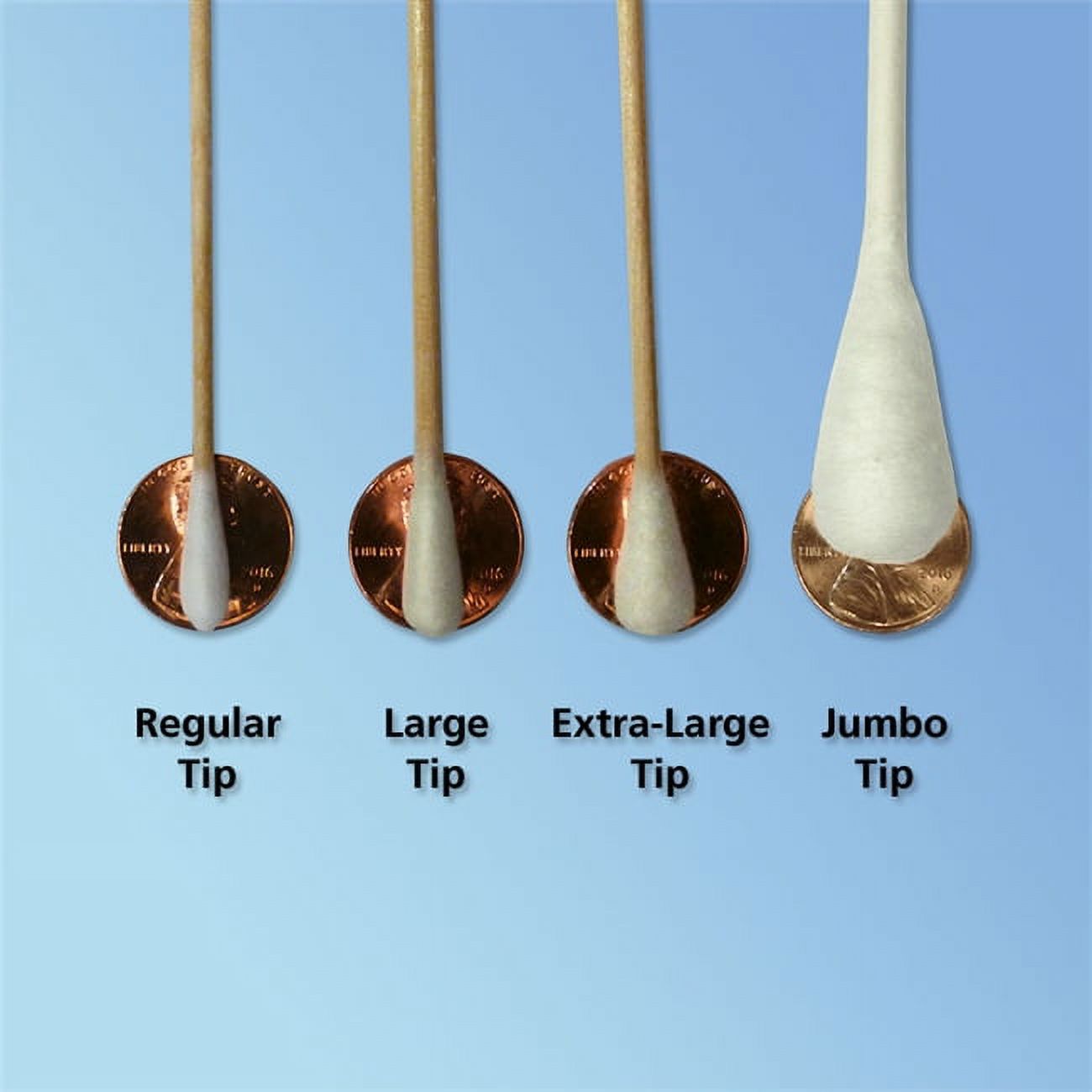 Puritan Cotton Swab, Regular Tip, 3" Wood Shaft, 1000/box