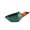 Green, variant on Corrosions Resistant Plastic Coffee Bean Scooper Large Capacity Measuring Shovel with Ergonomic Handle for Cafes