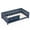 Blue, variant on Bellemave Queen Size Floor Bed with Bookshelf, Wood Montessori Beds with Slats and Safety Guardrail, Low Profile Queen Bed Frame with Fence, No Box Spring Needed (Natural)