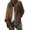 Brown, variant on Jiyugala Women's Cardigan Sweaters Plus Size Warm Soft Open Front Jacket Coat