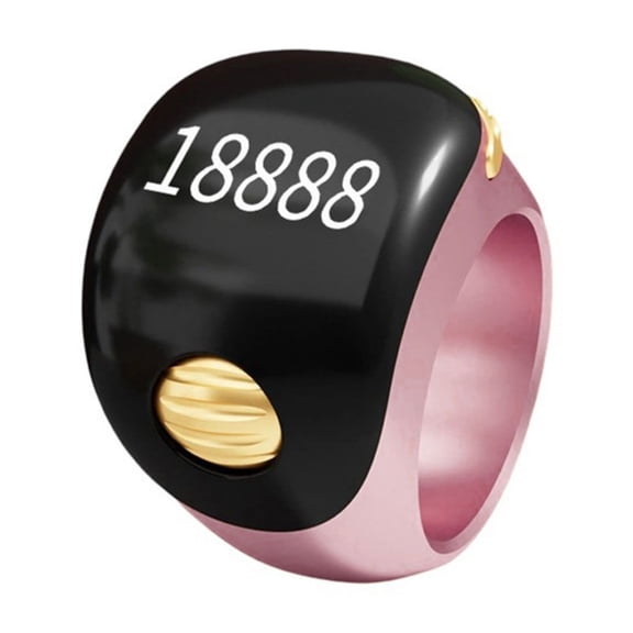 Interchangeable Tasbih Zikr Rings 3 Size Waterproof Digital Prayer Counter Rings Electronic Counting Rings for Prayer