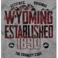 thumbnail image 2 of Wyoming Rugged Outdoor Adventure Men's Graphic T Shirt Tees Brisco Brands S, 2 of 4