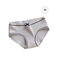 thumbnail image 2 of Ropa interior elástica Minnieouse para mujer calzoncillos de algodón transpirable absorbe la humedad gris claro M L XL, 2 of 6
