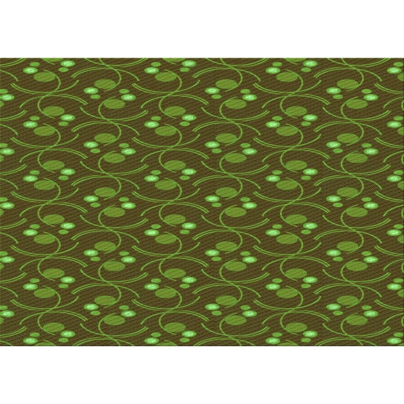 Ahgly Company Indoor Rectangle Patterned Bakers Brown Area Rugs, 8' x 12'