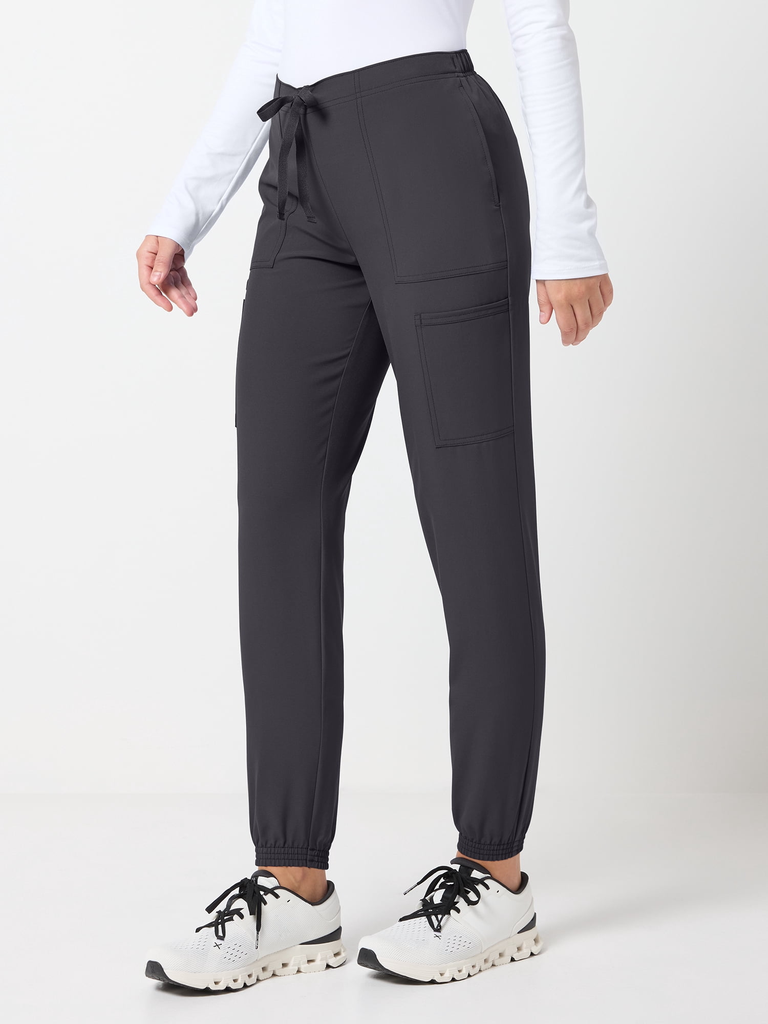 Scrubstar Core Essentials Women’s Drawstring Cargo Jogger Scrub Pant, Sizes XS–3XL