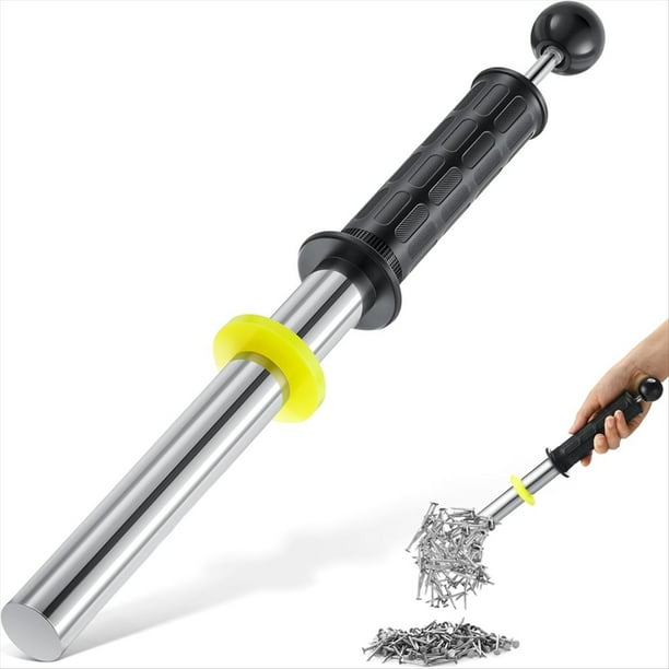 Herramienta de Recolección Magnética con Varilla Magnética y de Liberación, Recolector de Virutas Magnéticas para Recoger Clavos, Recortes y Virutas de Metal.