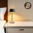thumbnail image 1 of HONMEET 2pcs Solid Lamp Base Rubber Wood Round For Diy Support Lighting In The Office, 1 of 6
