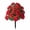 Red, variant on Artificial Begonia Flower Stakes Realistic Silk Faux Floral Arrangement Outdoor Garden Lawn Balcony Patio Courtyard Landscaping Decor For Home(Orange)