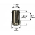 thumbnail image 3 of Cerradura NiceGo de cilindro tubular de 19 mm para puerta enrollable con 3 llaves, 3 of 9