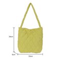 thumbnail image 3 of Bolsa de cubo para mujer, de supermercado reutilizable de pana informal, moda para oficina y escuela Tmvgtek Para Estrenar, 3 of 9