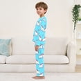thumbnail image 4 of Unicorn Cozy Soft Long Sleeves Top and Pants 2 Piece Cool Pjs Pajamas Set Sleepwear Size 3-11Y, 4 of 6