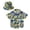 Dark Blue, variant on MUXiin Toddler Shirts Boys 4t Button Up Cartoon Print Boys Hawaiian Shirt Short Sleeve Beach Shirt Funny Kids Summer Casual Beach Hawaiian Shirts
