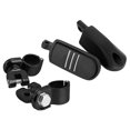 thumbnail image 1 of 1 par de aluminio Moto Pedal Soporte Montaje Portátil Brillante Profesional 32 mm Anti-Slip Reemplazo de Piezas de actualización Suministros Negro Inevent VI002332-01, 1 of 7