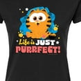 thumbnail image 3 of Garfield  - Life Is Just Purrfect - Juniors Fitted Graphic T-Shirt, 3 of 5