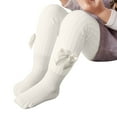 thumbnail image 5 of ATOGUTA Girls Leggings Soft Winter Elastic Warm Footed Tights and Stockings White, Sizes 2T-12, 5 of 6