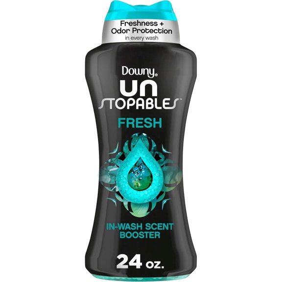Unstopables In Wash Scent Booster Beads, Fresh Scent, 24 oz, Laundry Beads for Odor Protection (Packaging May Vary)