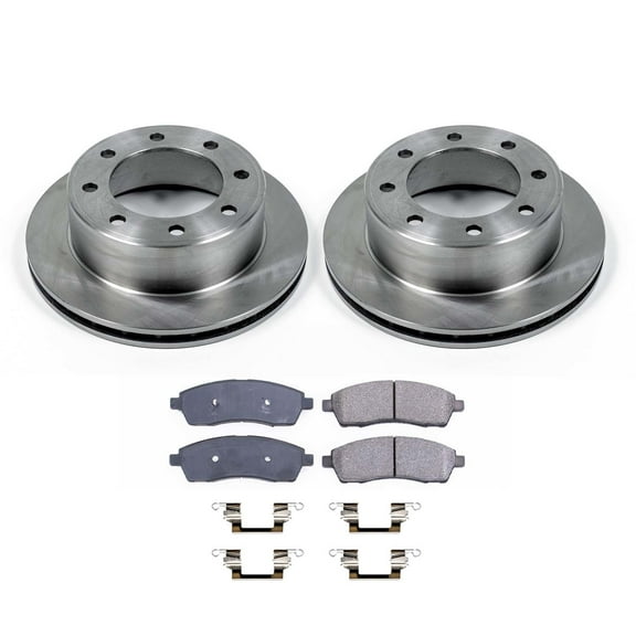 Ultimate Brakes Rear Semi-Metallic Brake Pad and Rotor Kit with Hardware WM80670