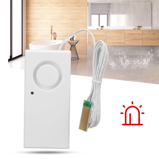 Sensor de Leakege de Agua, Impermeable de 120 dB de Monitoreo Constante Detector de Inundaciones de Agua Para Sótano para Baedo Para Cocina
