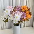 thumbnail image 3 of Artificial Flower Realistic Decorative Fake Happy Flower Flower Arrangement Wedding Decor Scene Layout, 3 of 7