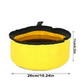 thumbnail image 3 of TIMIFIS Bassin Pliant Extérieur Camping Rond 5L Bassin Pliant Portable Pvc Bassine Jaune Portable pour Cyclisme Voyage Camping & Randonnée, 3 of 6