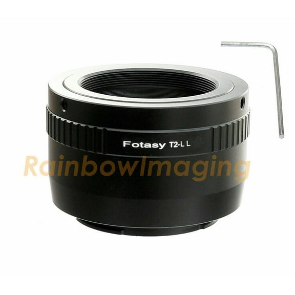 Fotasy Adjustable T2 T Mount Telescope Lens to Leica L Adapter, Compatible with Leica TL2 TL T CL SL SL2 SL2-S and Panasnoc S1 S1R S1H S5 and Sigma fp fp L