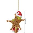 thumbnail image 4 of 2D Acrylic Christmas Tree Hanging Ornaments Christmas Decorations Pendant Xmas Decor for Home Holiday New Year Party, 4 of 4