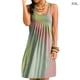 thumbnail image 1 of Vestido corto con estampado tie-dye Vestido plisado sin mangas, rosa azul, XXL Speravity AP002087-61, 1 of 7