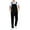 Black, variant on Overalls for Men Work Utility Coveralls Fashion Bib Romper Jumpsuit with Zipper Fly