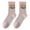 Pink, variant on Women's Mid-Tube Socks Japanese Style Cute Women's Socks Plus Welvet Thick Socks